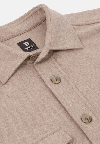 Boggi Milano Regular Fit Hemd in Beige