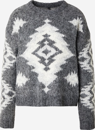 Megztinis 'ONLAZU' iš ONLY, spalva – tamsiai pilka / balta, Prekių apžvalga