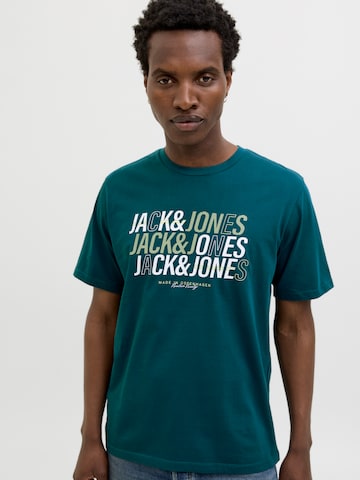 JACK & JONES Shirt 'JJNEWDELVIN' in Green