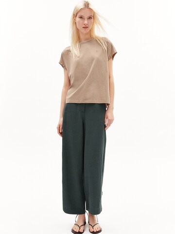 ARMEDANGELS Loose fit Trousers ' CAARUNUS LINO ' in Green