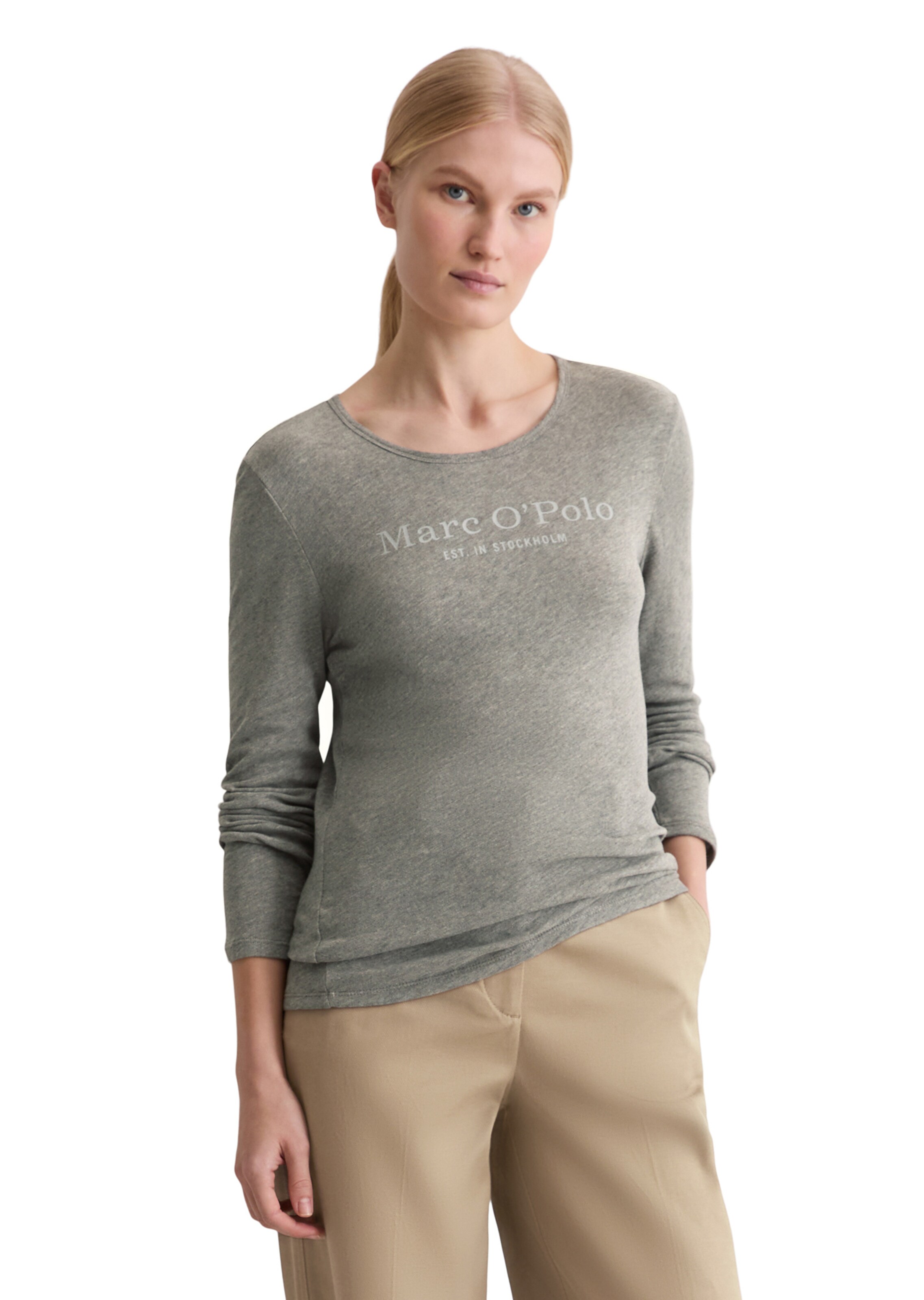 Marc O'Polo Shirt in Grau: Vorderseite