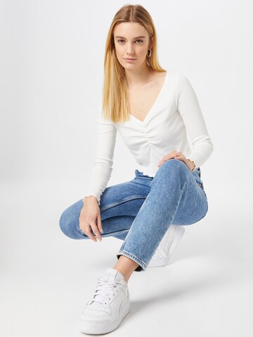 Monki Slimfit Jeans in Blau