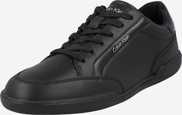 Calvin Klein - Zapatillas deportivas bajas en negro: frente