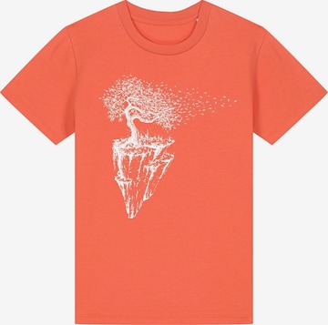 Life-Tree Shirt 'Maple Island' in Orange: front