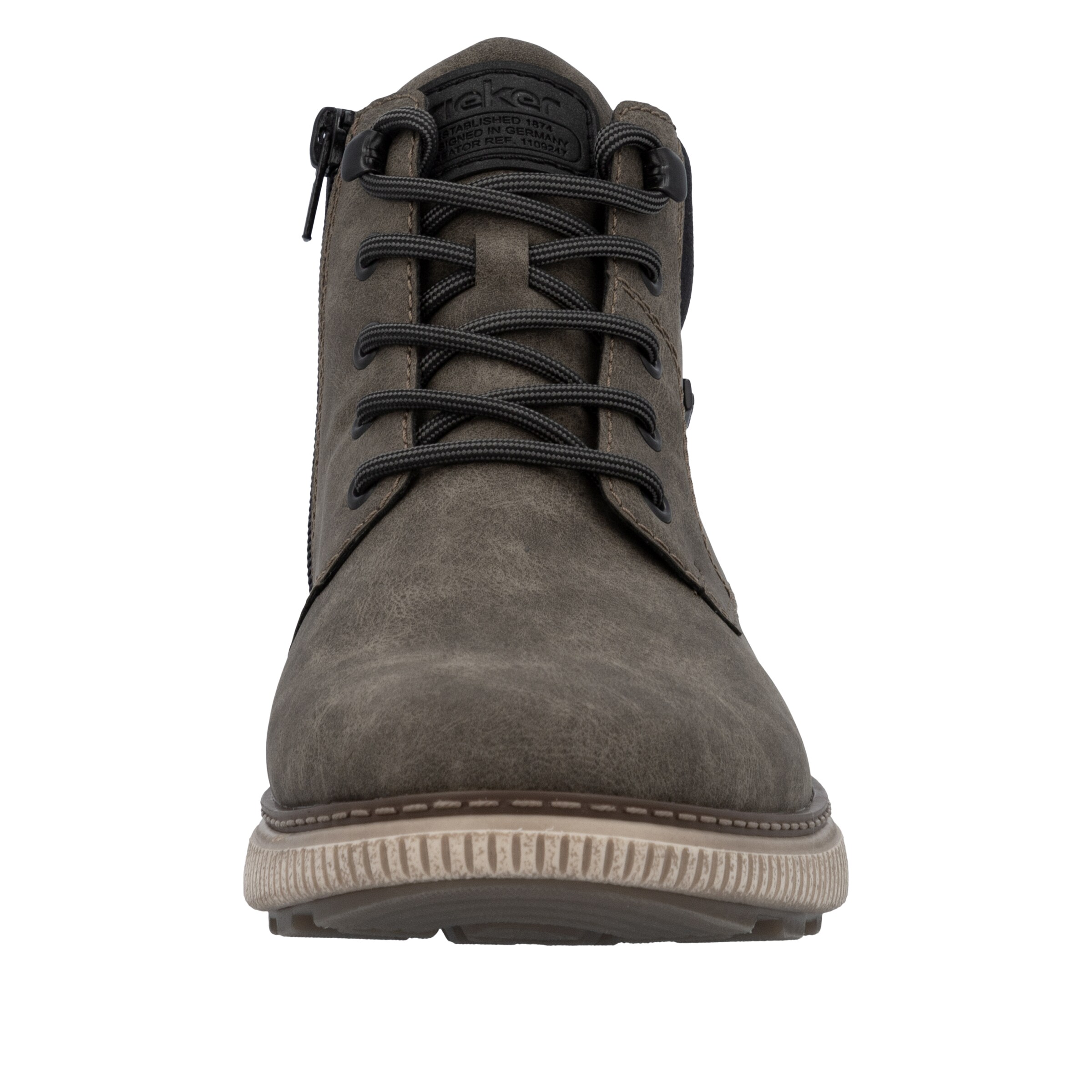 Bottes à lacets Rieker en marron