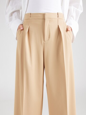 BOSS Loose fit Pleat-front trousers 'Tansura' in Beige