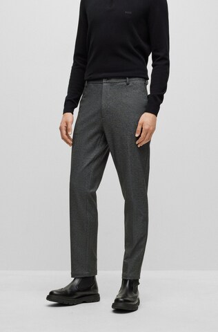 BOSS Regular Pleated Pants 'Kane-L' in Grey