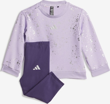 purpurinė ADIDAS SPORTSWEAR Treniruočių kostiumas: priekis