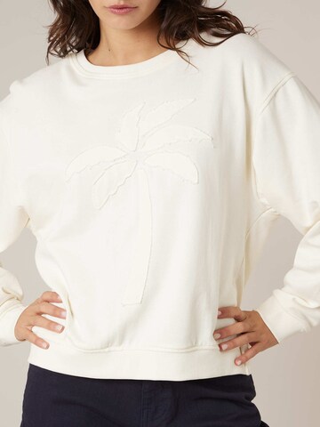 Sweat-shirt 'Teana' Deeluxe en beige