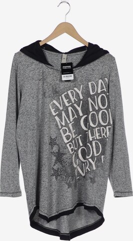 Tredy Sweatshirt & Zip-Up Hoodie in XL in Grey: front