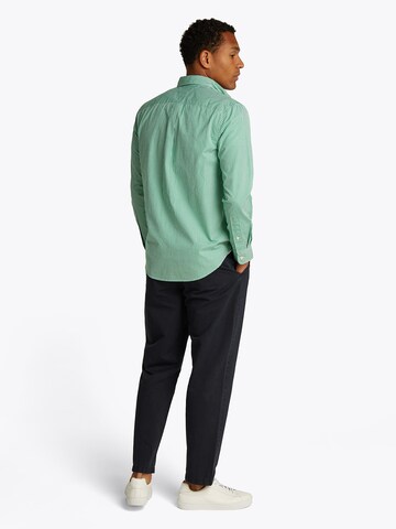 TOMMY HILFIGER Regular fit Button Up Shirt 'FLEX ' in Green