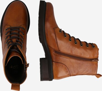 Bottines à lacets 'Loflace' SPM en marron