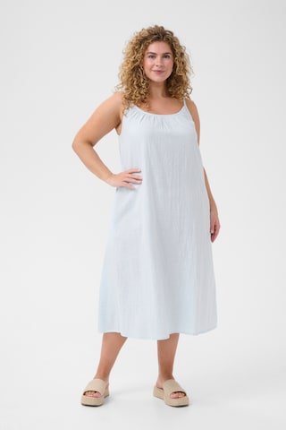 Robe 'Paula' KAFFE CURVE en bleu