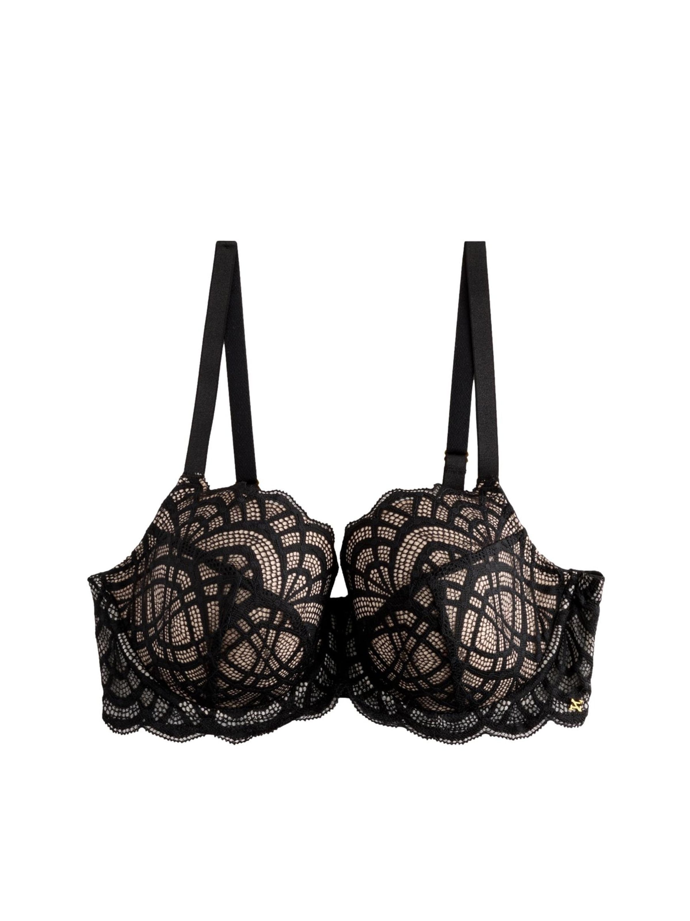 Next Bustier Rintaliivi 'Chloe' värissä musta: etupuoli