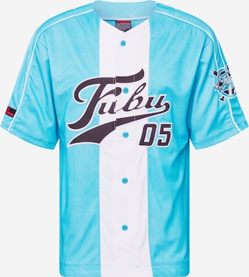 FUBU T-Shirt 'Varsity' in Blau: predná strana