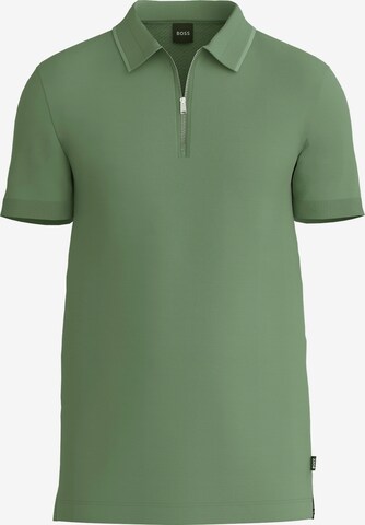 BOSS Shirt 'Polston 11' in Green: front