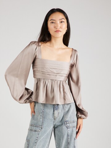 Abercrombie & Fitch Blouse 'EMERSON' in Beige: voorkant