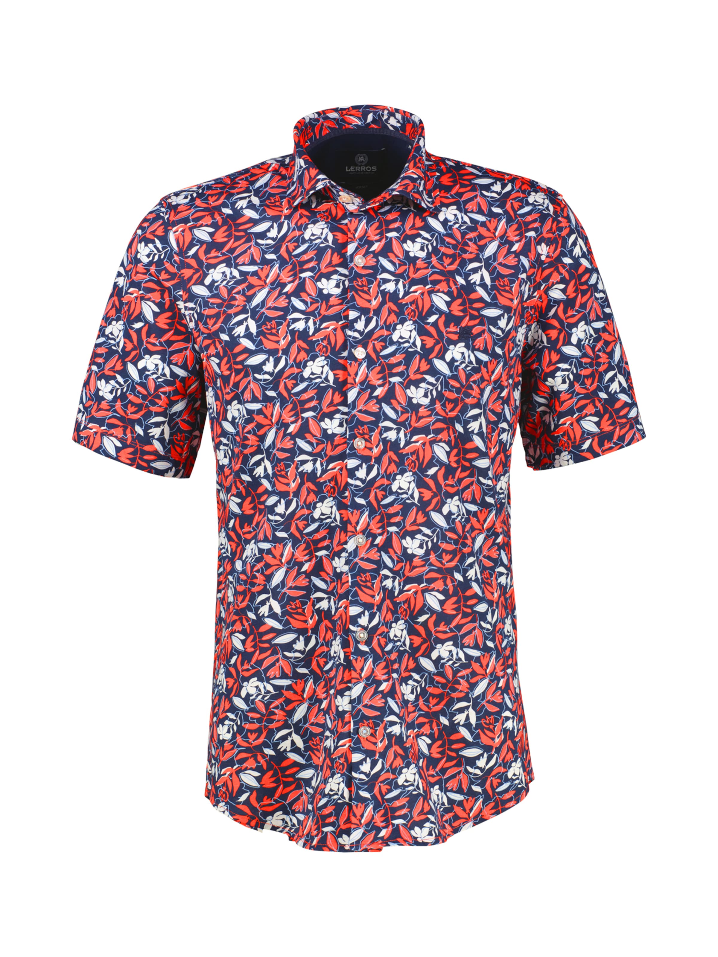 LERROS Comfort fit Button Up Shirt in Red