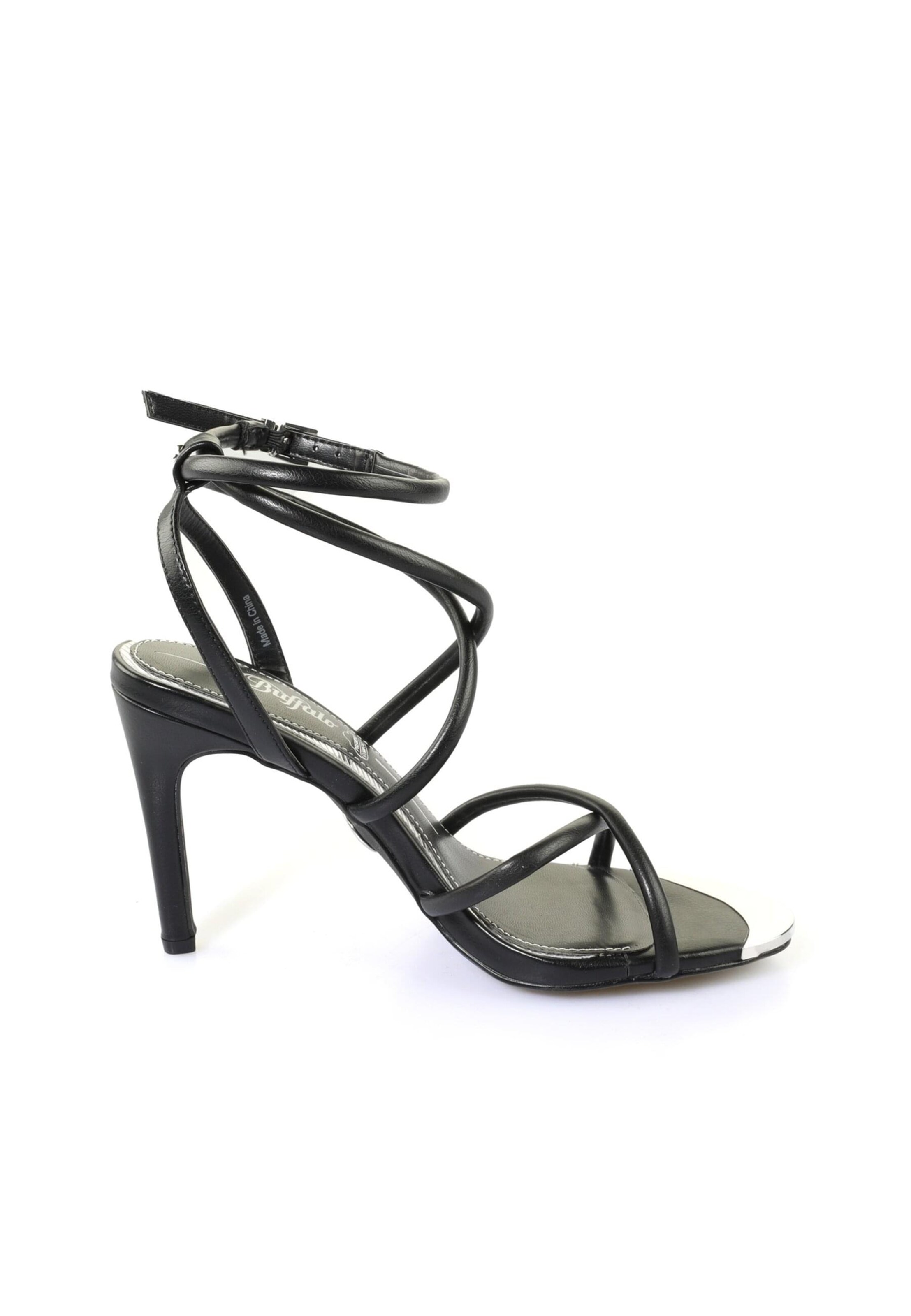 BUFFALO Strap sandal in Black