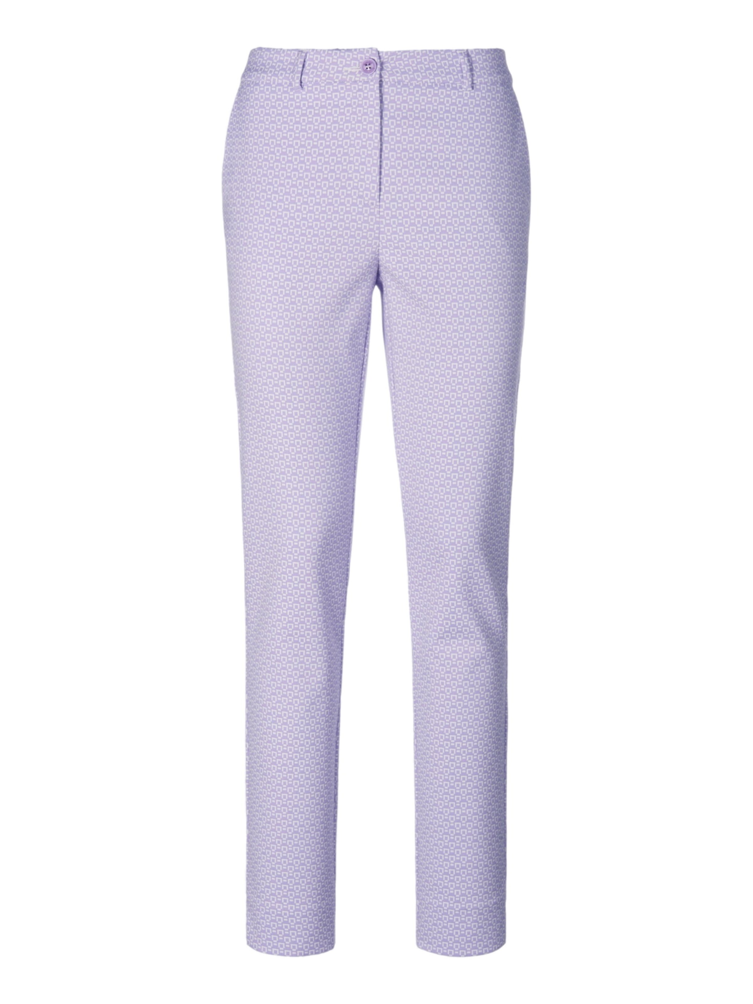 MADELEINE Pantalon en violet pastel, Vue avec produit