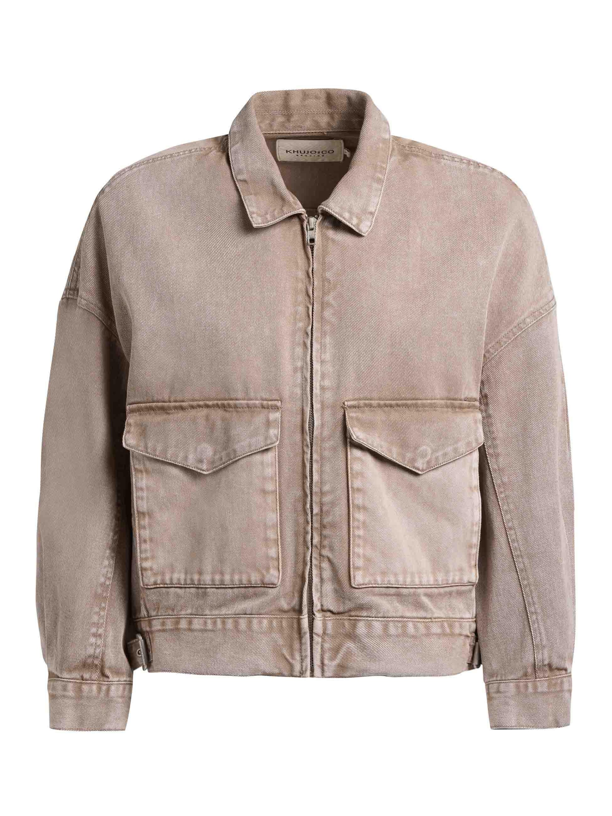 khujo Tussenjas 'Nelina' in Bruin: voorkant