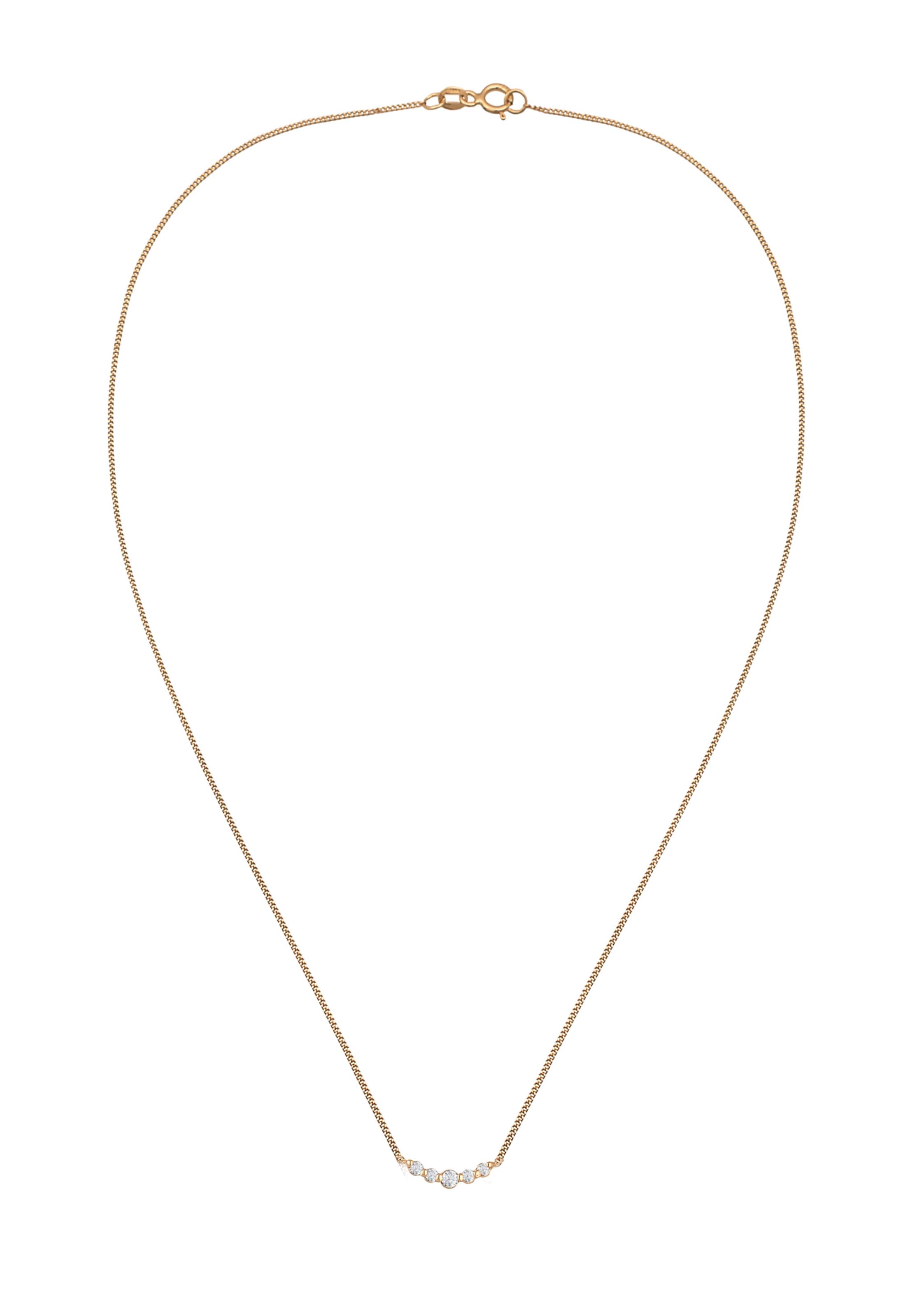 Elli DIAMONDS Kette in Gold: Vorderseite