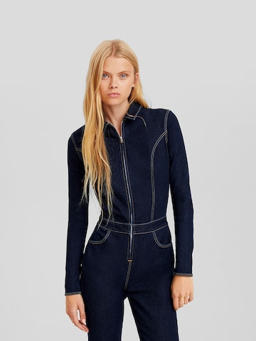 Bershka Jumpsuit in Blue