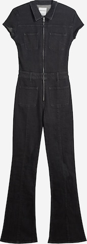 Tuta jumpsuit di Bershka in nero: frontale
