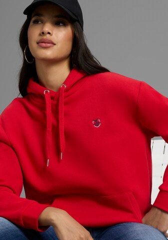 DELMAO Sweatshirt in Red