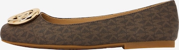 MICHAEL Michael KorsBalerinke 'Milan' - smeđa boja: prednji dio