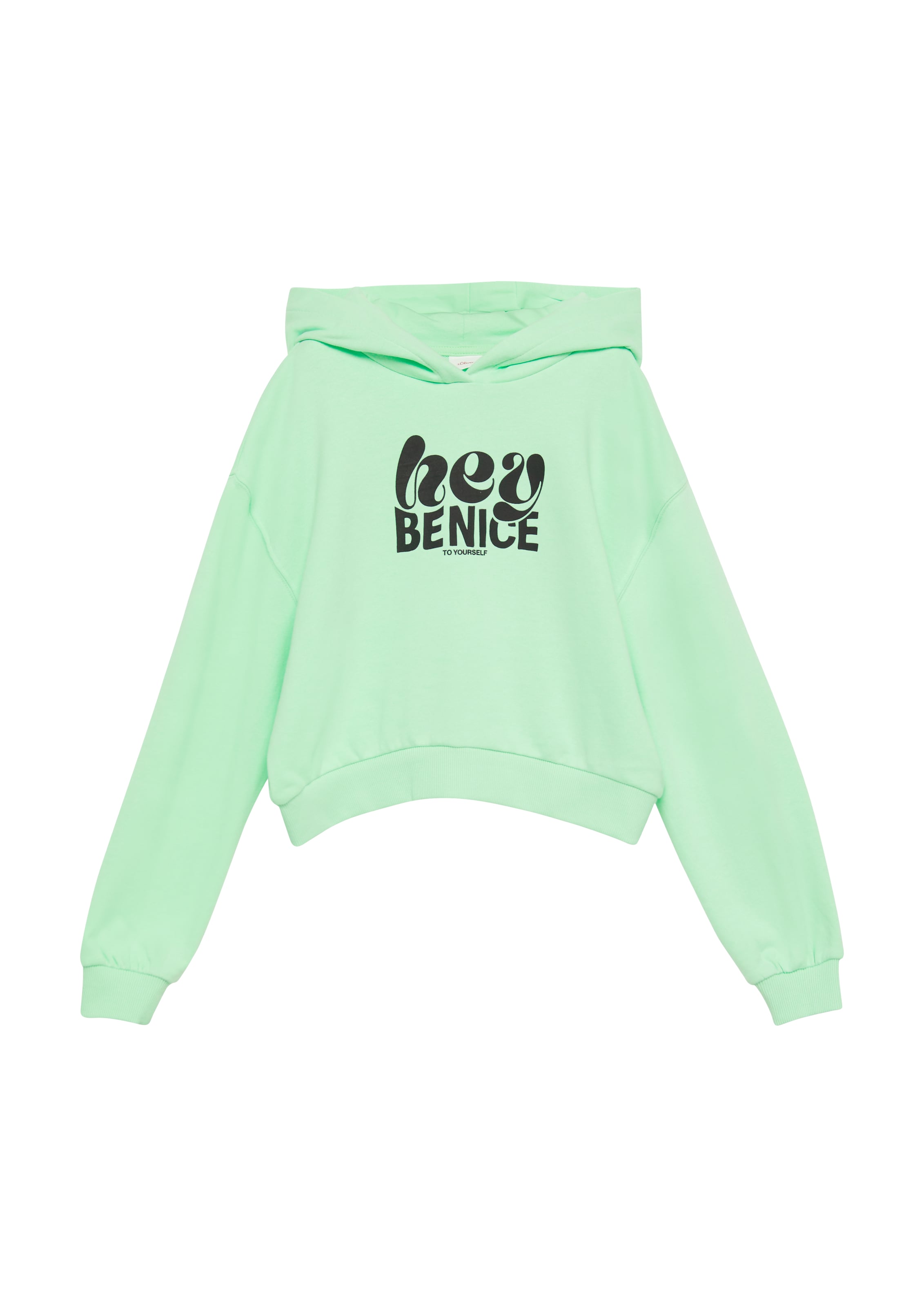 Sweat-shirt s.Oliver en vert : devant