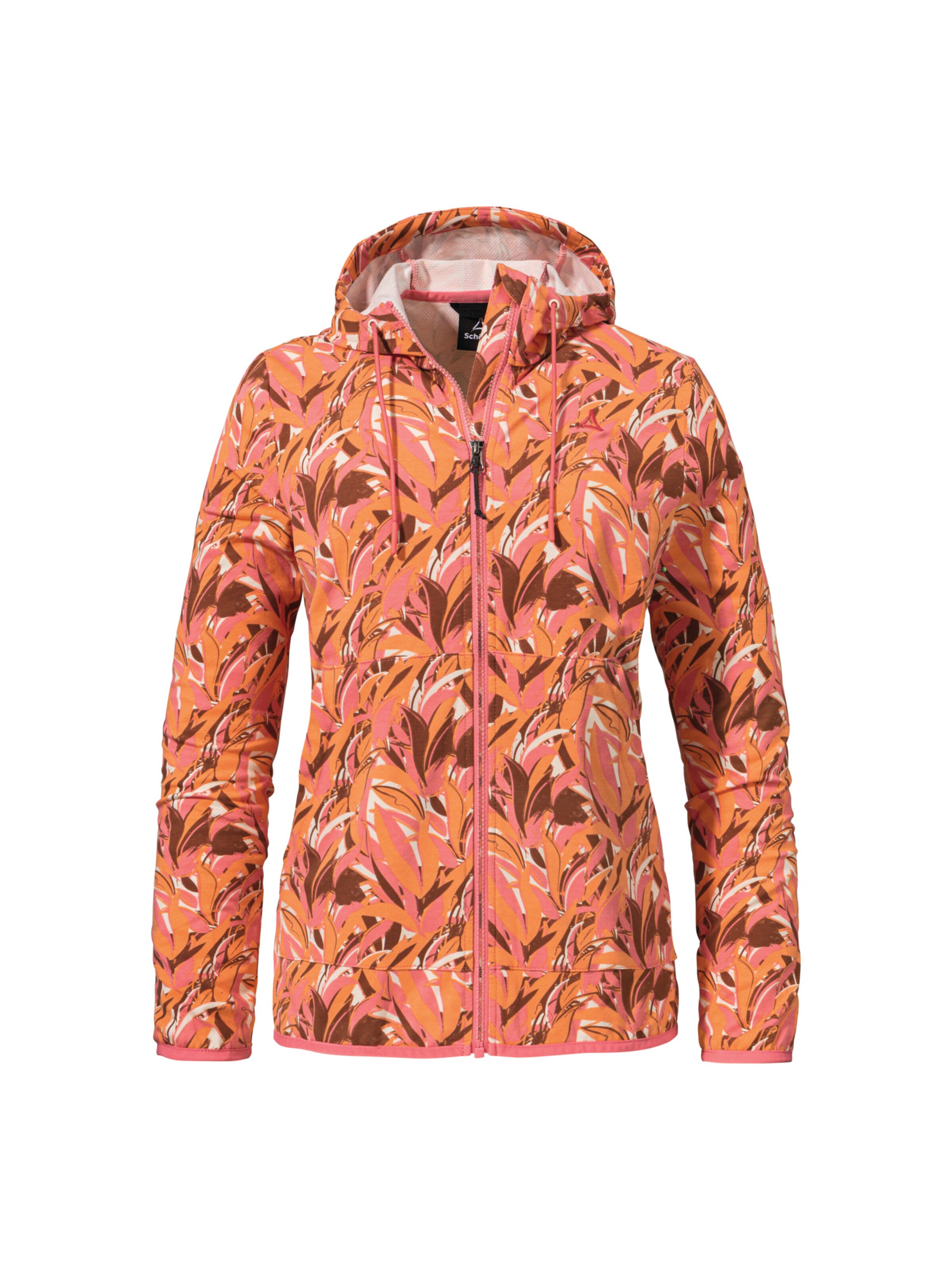 Schöffel Funktionsfleecejacke 'Lugano ' in Orange: Vorderseite