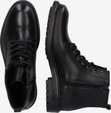 Bianco Lace-Up Boots 'PETER' in Black