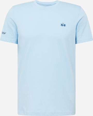 La Martina Tričko - Modrá: predná strana