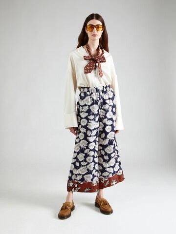 Weekend Max Mara Zvonové kalhoty Kalhoty 'DIVO' – modrá