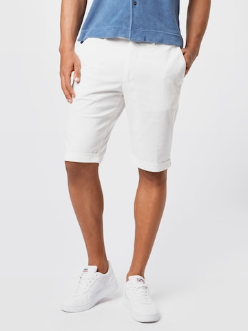 Oscar Jacobson Regular Chino trousers 'Declan' in White: front