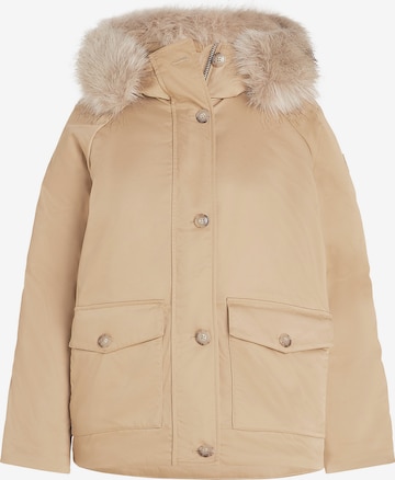 TOMMY HILFIGER Зимно яке в зелено: отпред