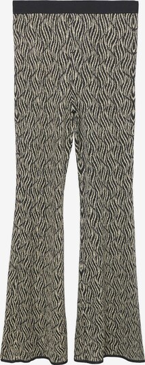 MANGO Pantalon 'CEBRIAN' en nude / noir, Vue avec produit