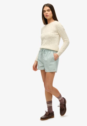 Superdry Regular Broek in Groen