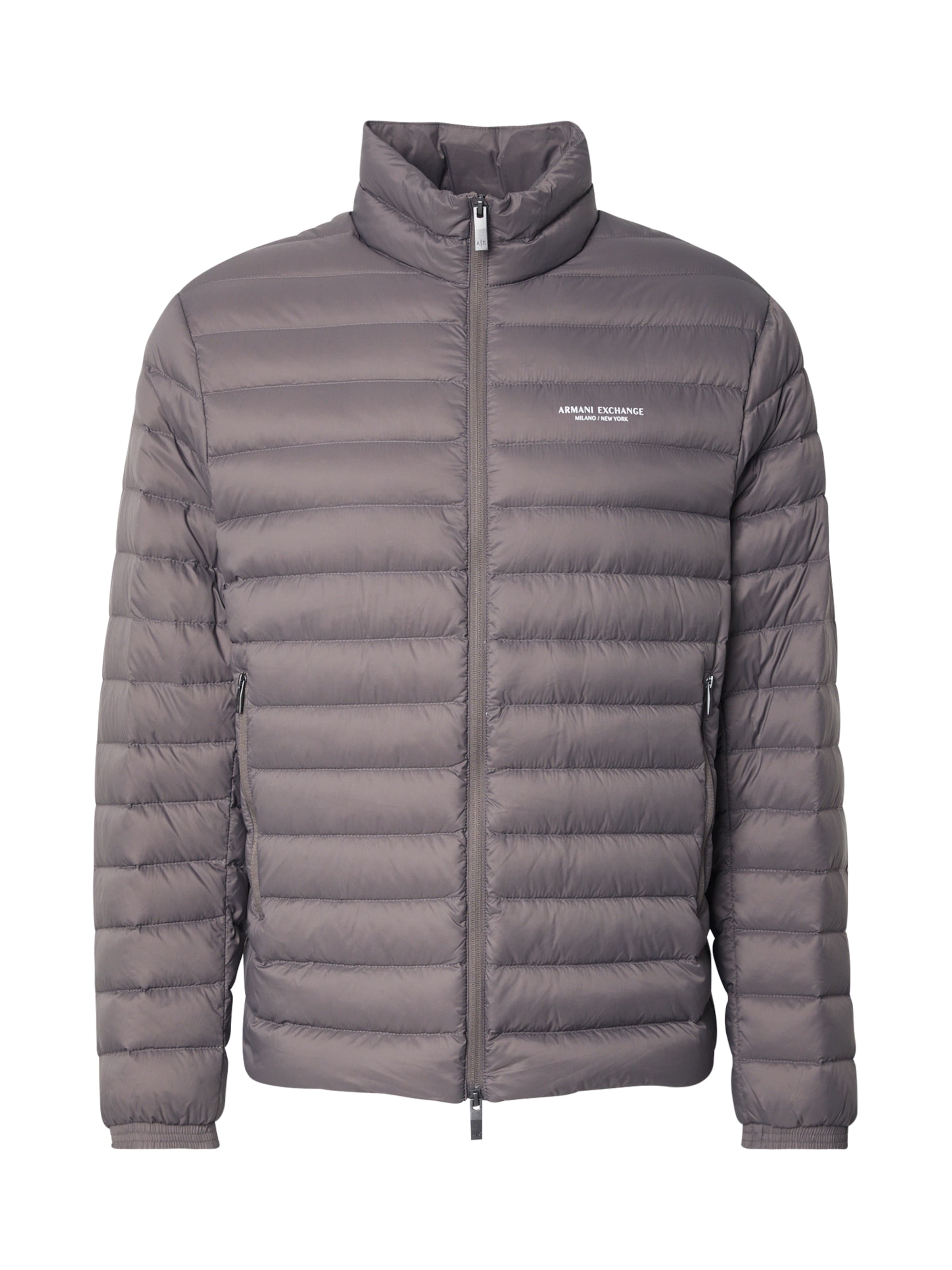 ARMANI EXCHANGE Демисезонная куртка в Серый: спереди
