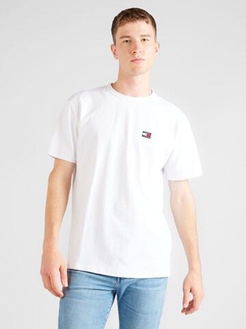 T-Shirt Tommy Jeans en blanc : devant