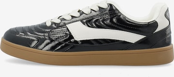Baskets basses 'Berlin' Bianco en noir : devant