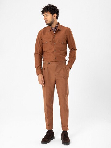 Regular Pantalon Antioch en marron