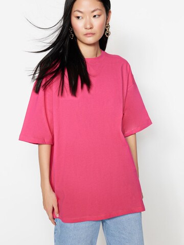 T-shirt oversize Trendyol en rose : devant