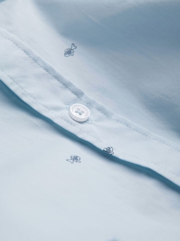 Ombre - Ajuste regular Camisa en azul