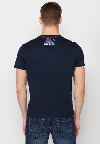 KOROSHI T-Shirt in Blau