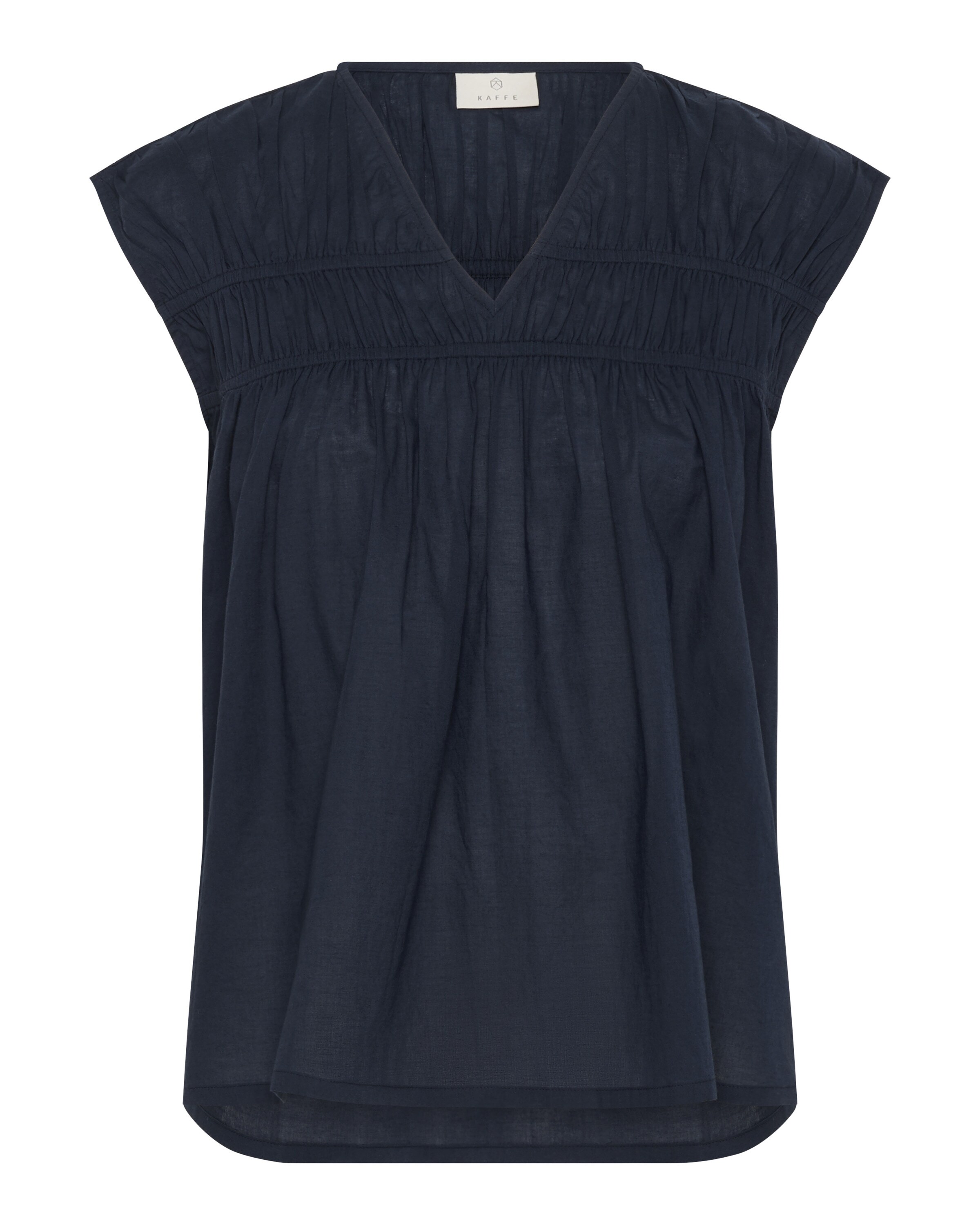 Kaffe - Blusa 'KAthua' em azul: frente