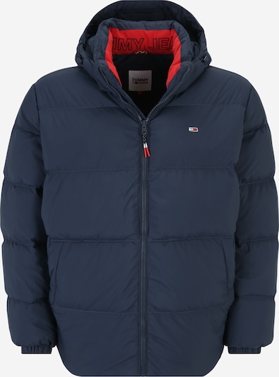 Tommy Jeans Plus Talvejope 'ESSENTIAL' meresinine / erkpunane / valge, Tootevaade