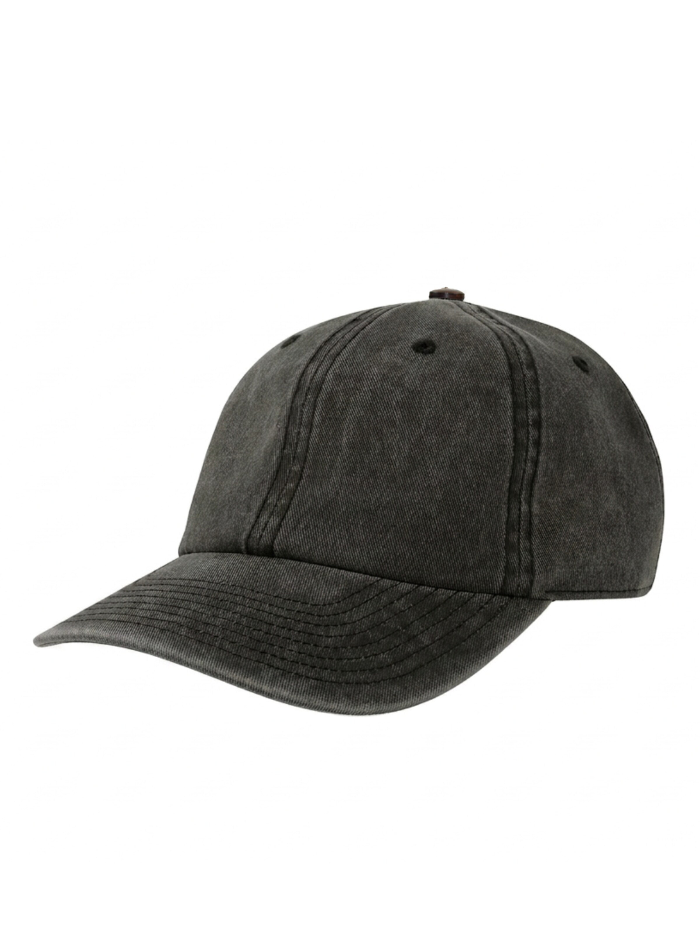 Lou-i Cap 'Cap aus Baumwolle Vintage style'‌‌‌‌‌‌‌‌‌ in Schwarz: Vorderseite