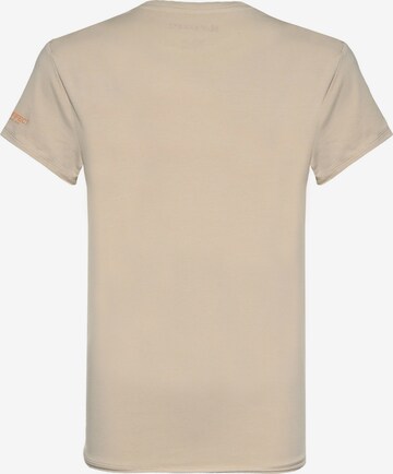 BLUE EFFECT T-Shirt 'Supervision' in Beige